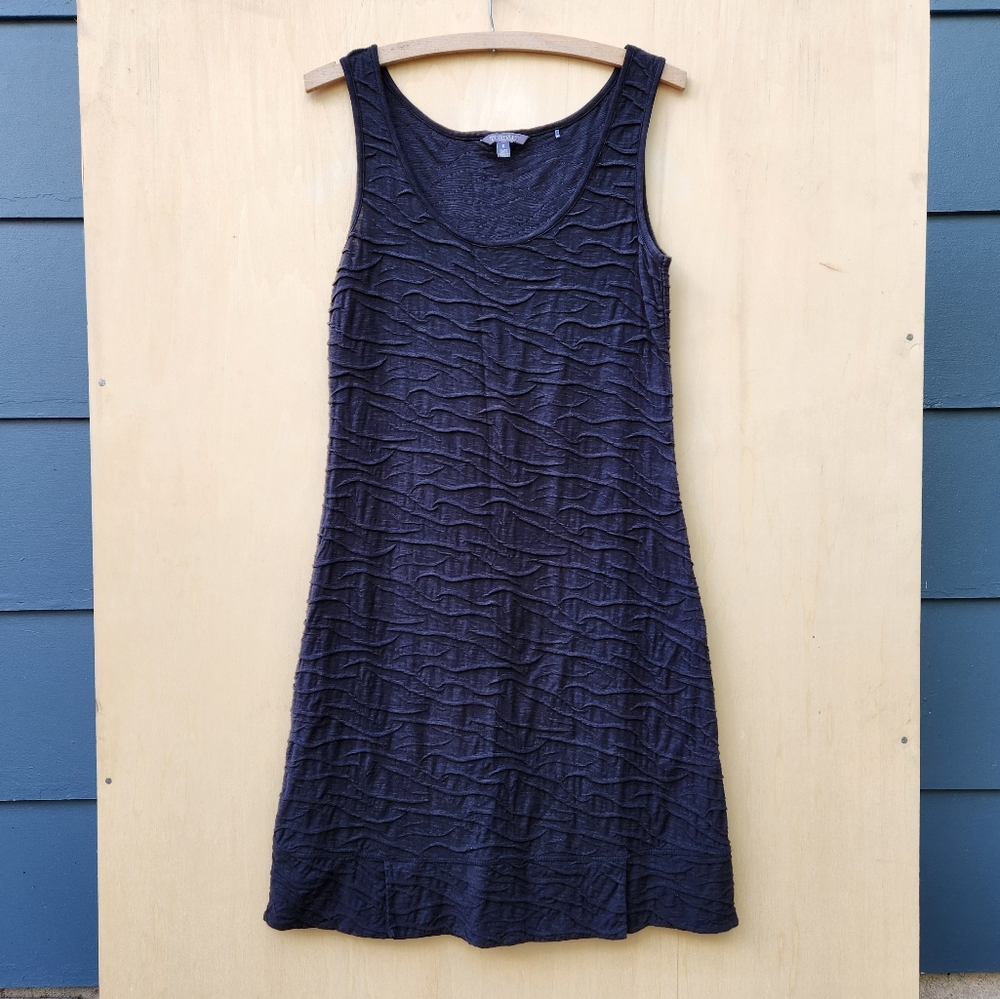 Toad & Co Black Samba Wave Tank Dress - Size Small